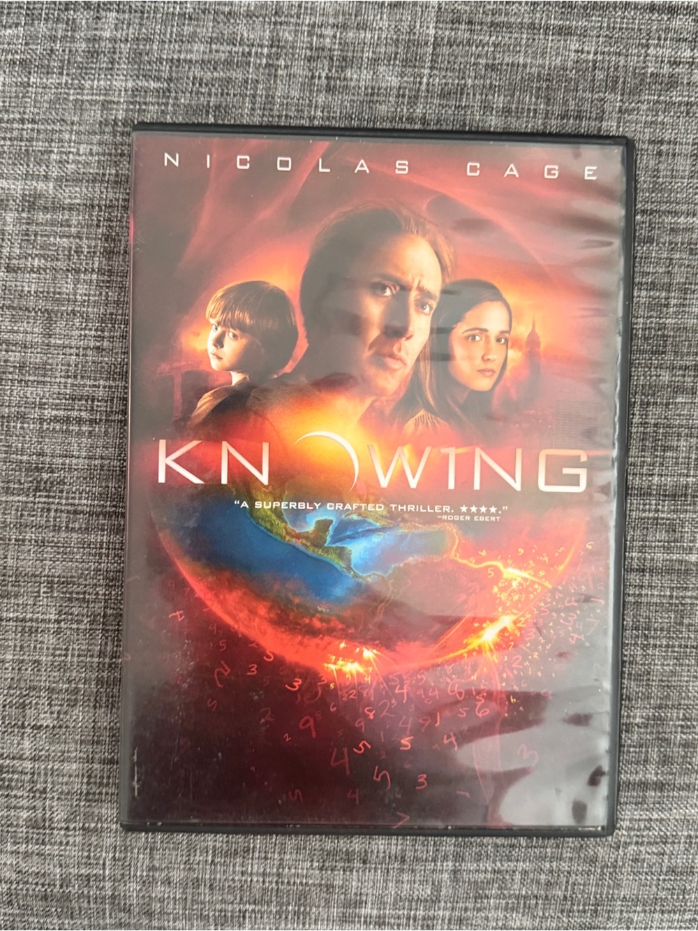 Knowing with Nicolas Cage DVD